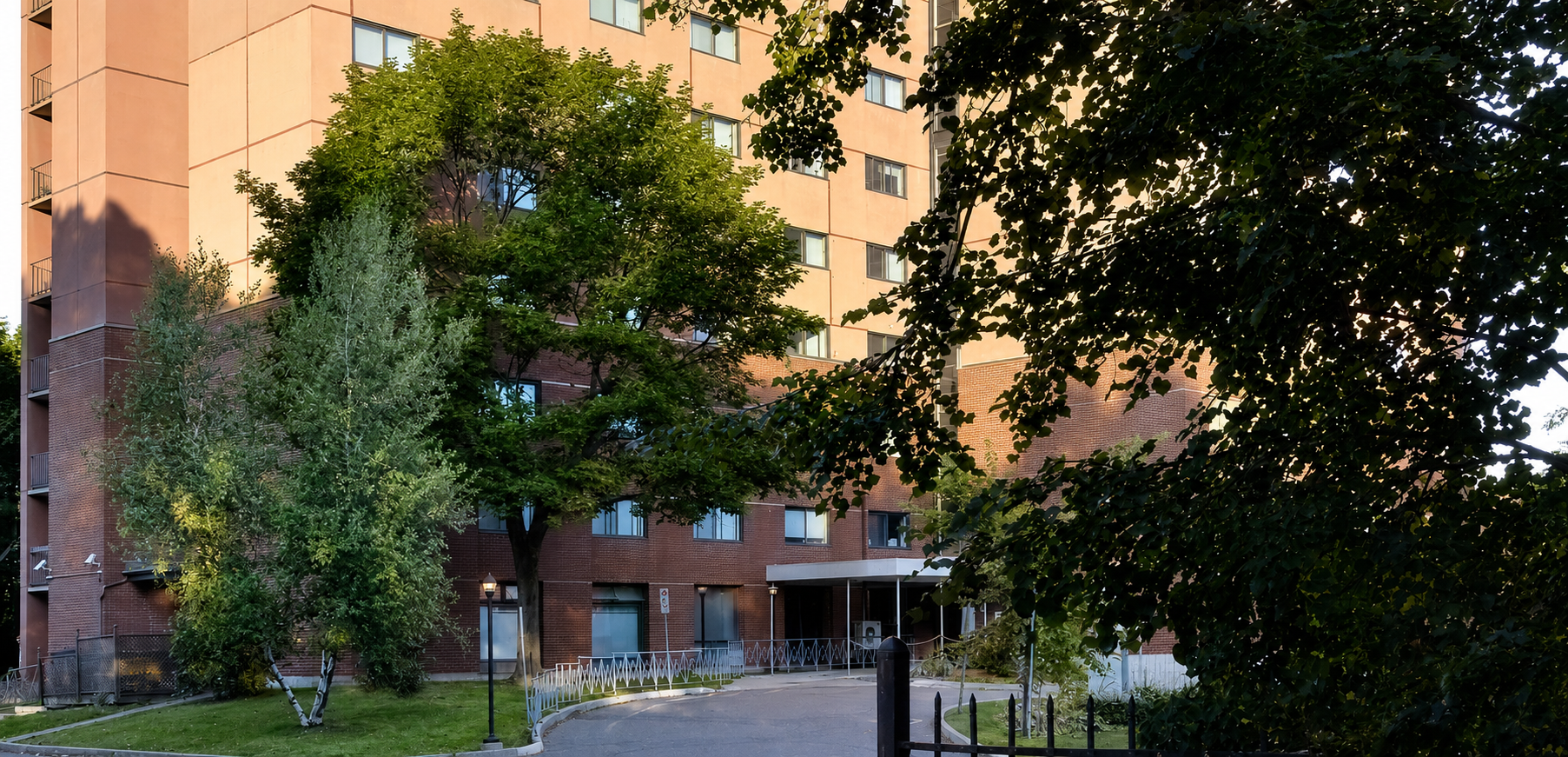 Extérieur du bâtiment du CHSLD Notre-Dame